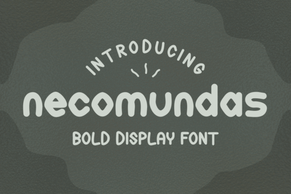 A Display Font That Tells Its Own Story