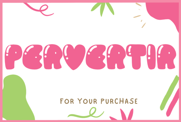 A Real Designer Review of the Pervertir Display Font