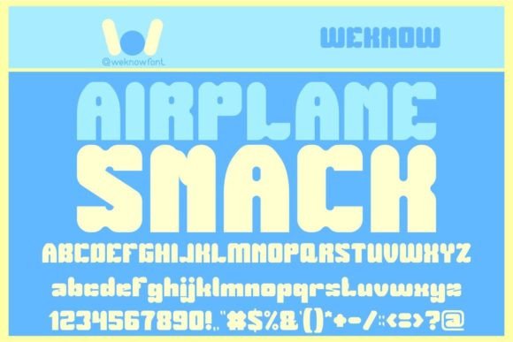 Airplane Snack: A Display Font for Editorial Personality