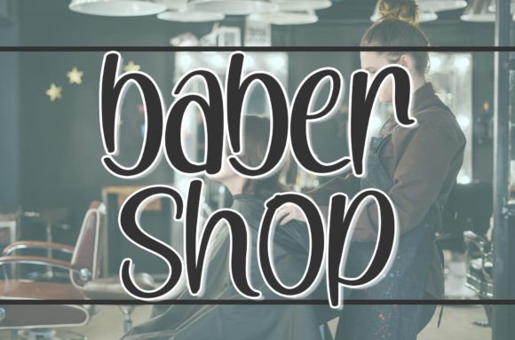 Bringing Handmade Charm to Life with the Baber Shop Font