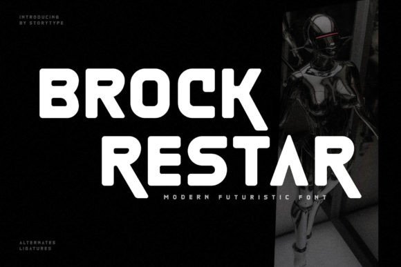 Brock Restar: The Display Typeface for Scroll-Stopping Brand Content