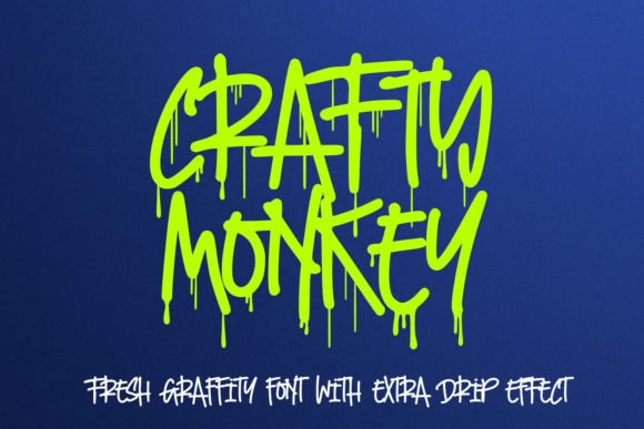Crafty Monkey: A Display Typeface Full of Urban Energy