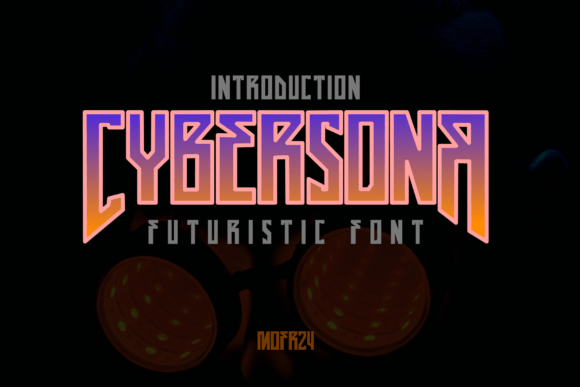 Cybersonr: A Sharp Display Font for Futuristic Branding