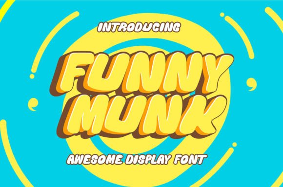 Funny Munk: A Playful Display Typeface for Editorial Design