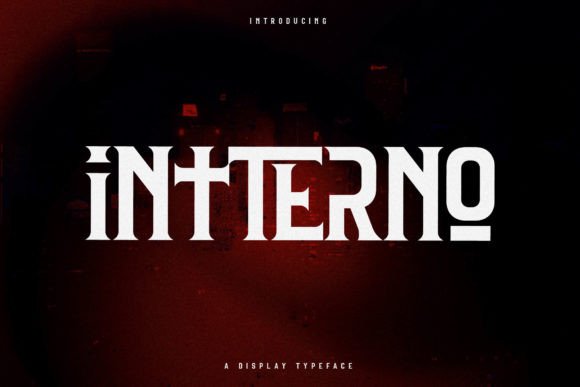 Intterno: A Display Font With a Mysterious Edge