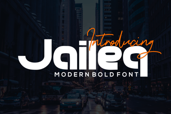 Jaileq: The Bold Display Font for Campaigns That Need Attention