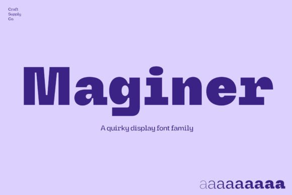 Maginer: A Display Font With Real Editorial Charm