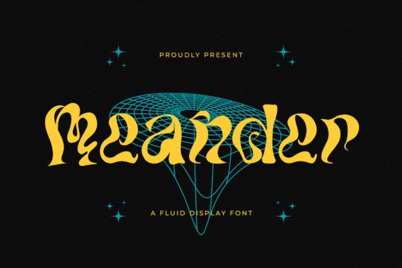 Meander: A Liquid Display Font for Editorial Design