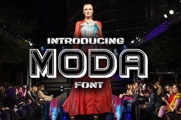 Moda: The Elegant 3D Font Your Crafts Deserve