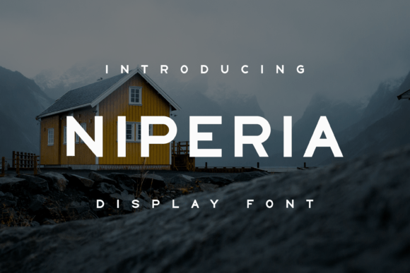 Niperia: A Modern Display Font for Editorial Design