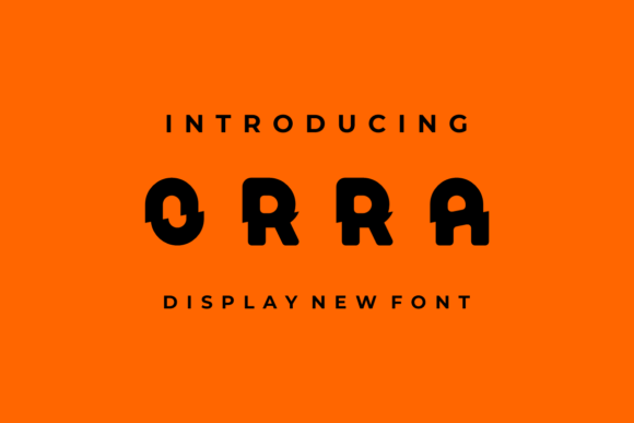 Orra Display Font for Standout Website Headers