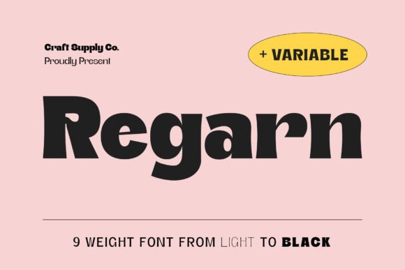 Regarn: A Display Font with Editorial Charm and Modern Soul