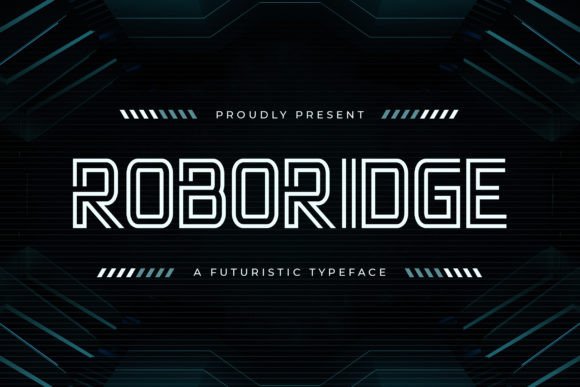 Roboridge: A Futuristic Display Typeface for Bold Branding