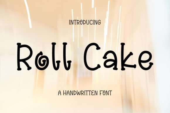 Roll Cake: Sweet Typography Meets Real-World Design