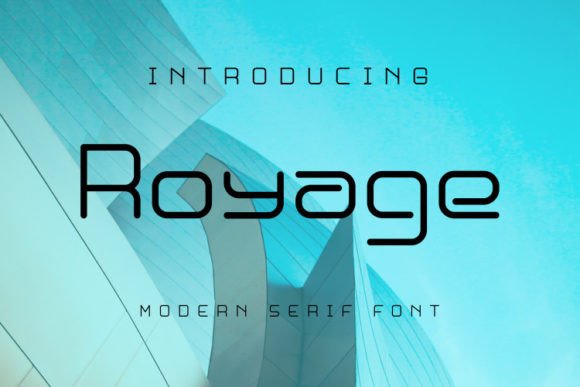 Royage: A Modern Display Font for Small Business Branding