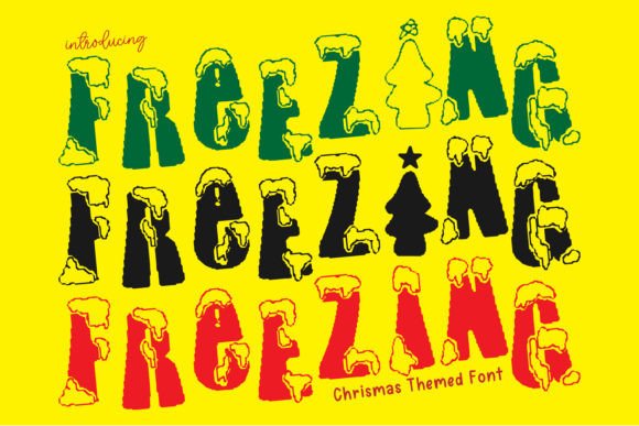 The Editorial Design Potential of the Freezing Font