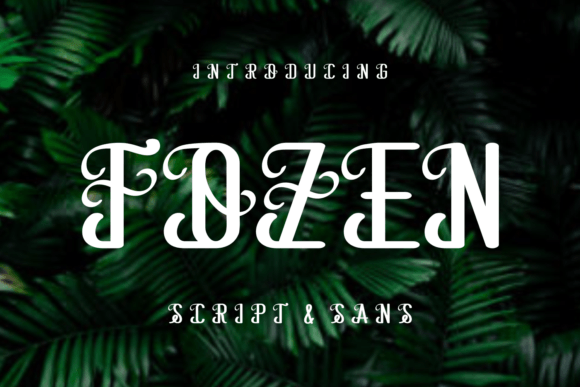 The Fozen Font: Your Secret Weapon for Business Branding