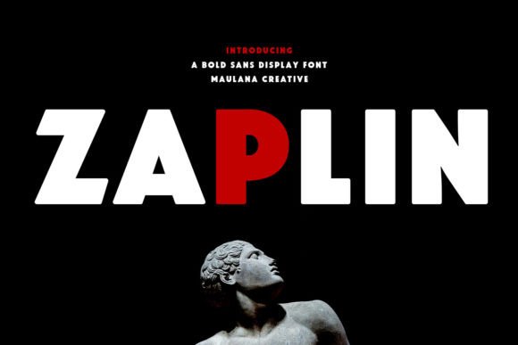 Zaplin: A Bold Display Font for Lifestyle Publishing