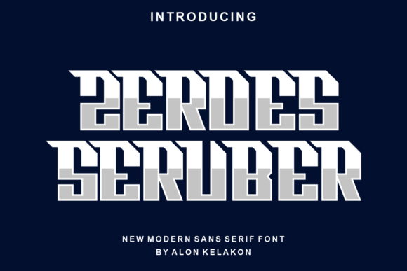 Zeroes Seruber: A Display Font That Strengthens Every Campaign Message