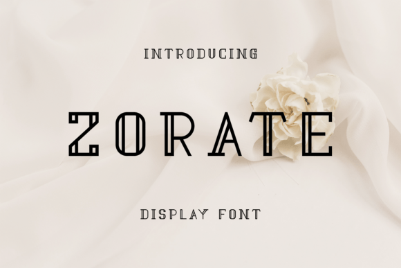 Zorate: The Display Font That Brings Your Projects to Life